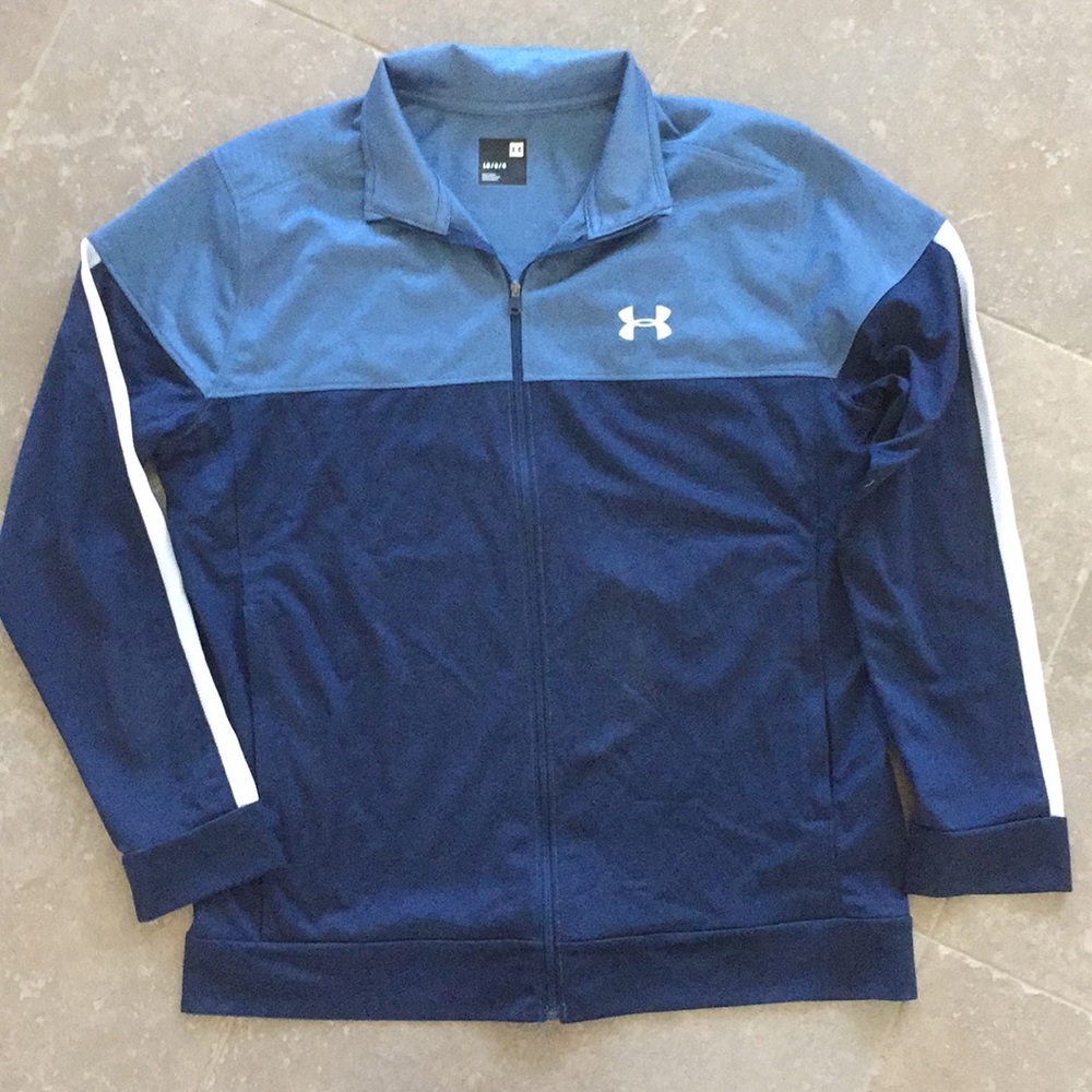 Underarmour mens L knit track jacket. New w/tags